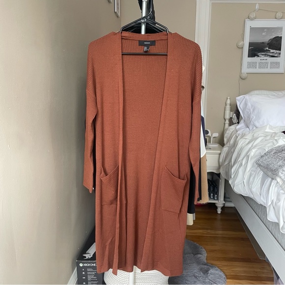 Forever 21 Ribbed Open Front Cardigan - Picture 2 of 3